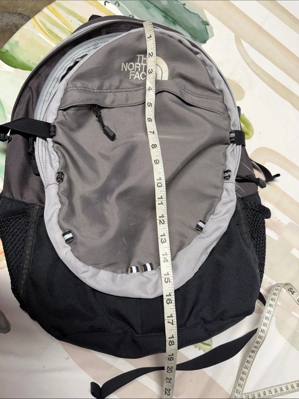 The North Face borealis Gray and Black Daypack Backpack